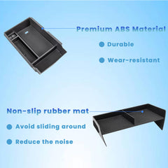 Neepiar hidden storage tray with adhesive tape showing secure attachment benefit