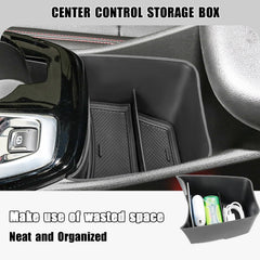 Neepiar detail of lower compartment showing roomy durable storage benefit