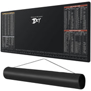 NELOMO front view mat showing full printable surface and layout, protects bench