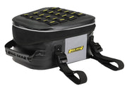 Nelson-Rigg front view of tail bag showing compact, weatherproof design for secure storage