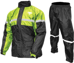 Nelson-Rigg back view highlighting reflective striping to improve night visibility