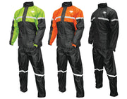 Nelson-Rigg front view showing waterproof jacket and high-visibility panels for safety