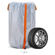 NEVERLAND front view covering four stacked tires, protects from weather