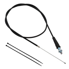 New Olym throttle cable front view showing full 60-inch length and quality finish for reliable control