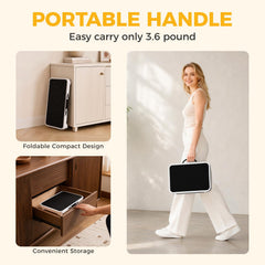 NEWBULIG folded flat demonstrating portability and space-saving convenience