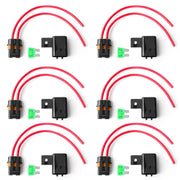 Newdeli front packaging showing six waterproof inline fuse holders for durable protection