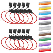 Newdeli front packaging showing inline fuse holders and fuse assortment, ready for use