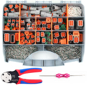 Newdeli front packaging showing full Deutsch connector kit and tools for ready use