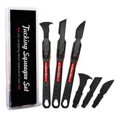 NEWISHTOOL front packaging showing complete 6-in-1 vinyl squeegee kit and benefits