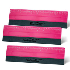 NEWISHTOOL front view of three-pack squeegees, easy selection benefit