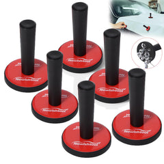 NEWISHTOOL magnetic holders securing vinyl for easier single-person installs