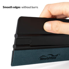 NEWISHTOOL medium squeegee top view illustrating balanced size for general use