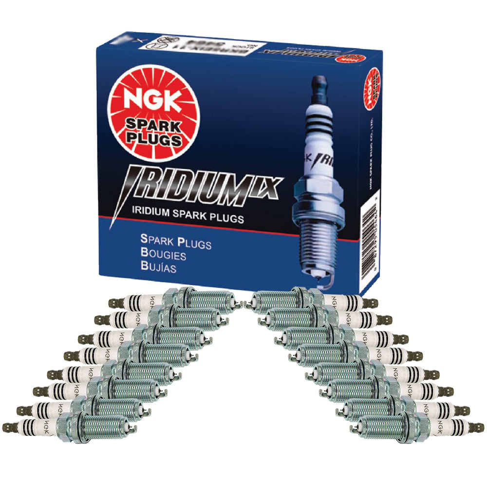 Newparts NGK front packaging showing 16 iridium plugs, clear OEM identification and fitment