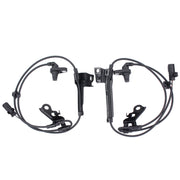 NewYall front ABS sensor pair in packaging showing ready-to-install set