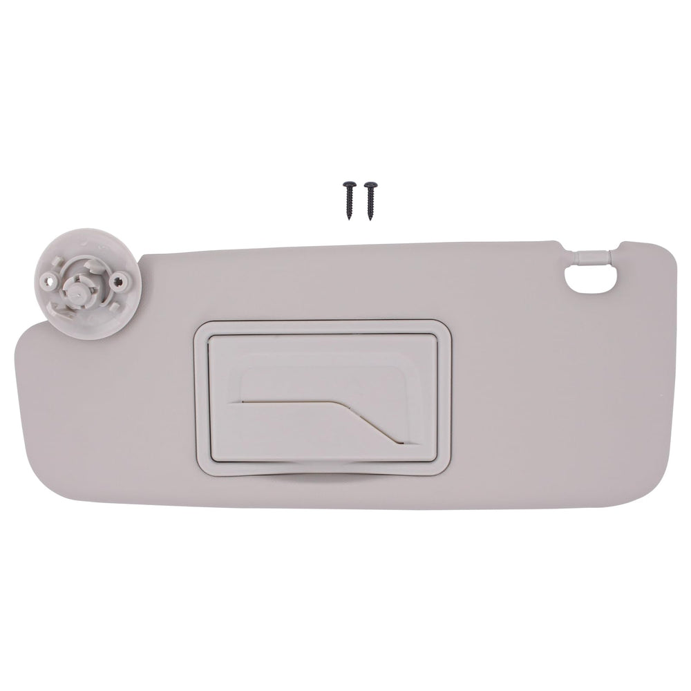 NewYall gray left sun visor front view showing clean fit and finish for Bolt EV