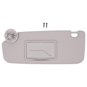 NewYall gray left sun visor front view showing clean fit and finish for Bolt EV