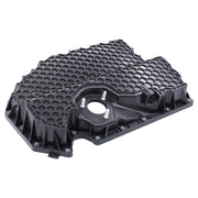 NewYall front view of lower oil pan showing bolt pattern and fit benefits