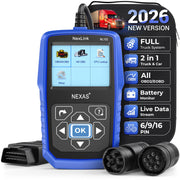 NEXAS NL102 front display showing fault codes for quick diagnosis