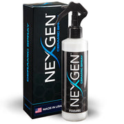Nexgen bottle front label showing product and benefits