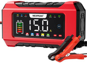 NEXPEAK front panel display showing charge status and indicators for quick monitoring