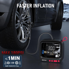 NEXPOW digital display closeup showing preset pressure and clear readout