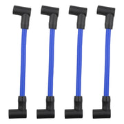 NFSpeeding front view of 4-piece spark plug wire kit showing packaging and included leads for easy ID