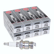NGK 2438 front packaging showing product and compatibility benefits