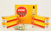 NGK BPR6ES front packaging showing product identity and set of four benefit
