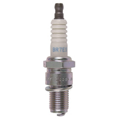 NGK BR7ES close-up of nickel center electrode and copper core, improved conductivity benefit