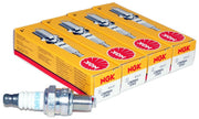 NGK CMR6H front packaging showing four-pack and brand reliability