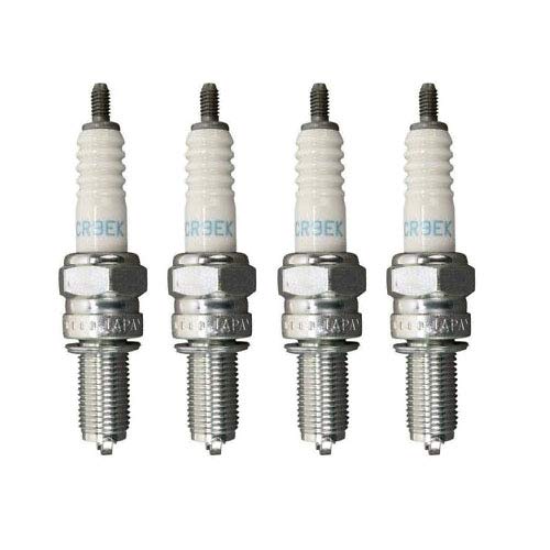 NGK front packaging showing four spark plugs and authenticity, ensuring correct replacement
