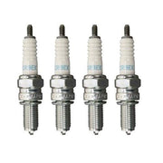 NGK front packaging showing four spark plugs and authenticity, ensuring correct replacement