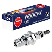 NGK iridium ix front view showing plug shape and tip, for reliable ignition