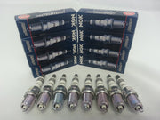 NGK Iridium IX pack front view showing eight plugs and clear labeling, reliable replacement