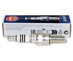 NGK iridium tip close-up highlighting CR9EIX focused spark advantage