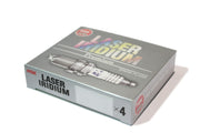 NGK laser iridium 97968 four-pack front packaging showing genuine parts