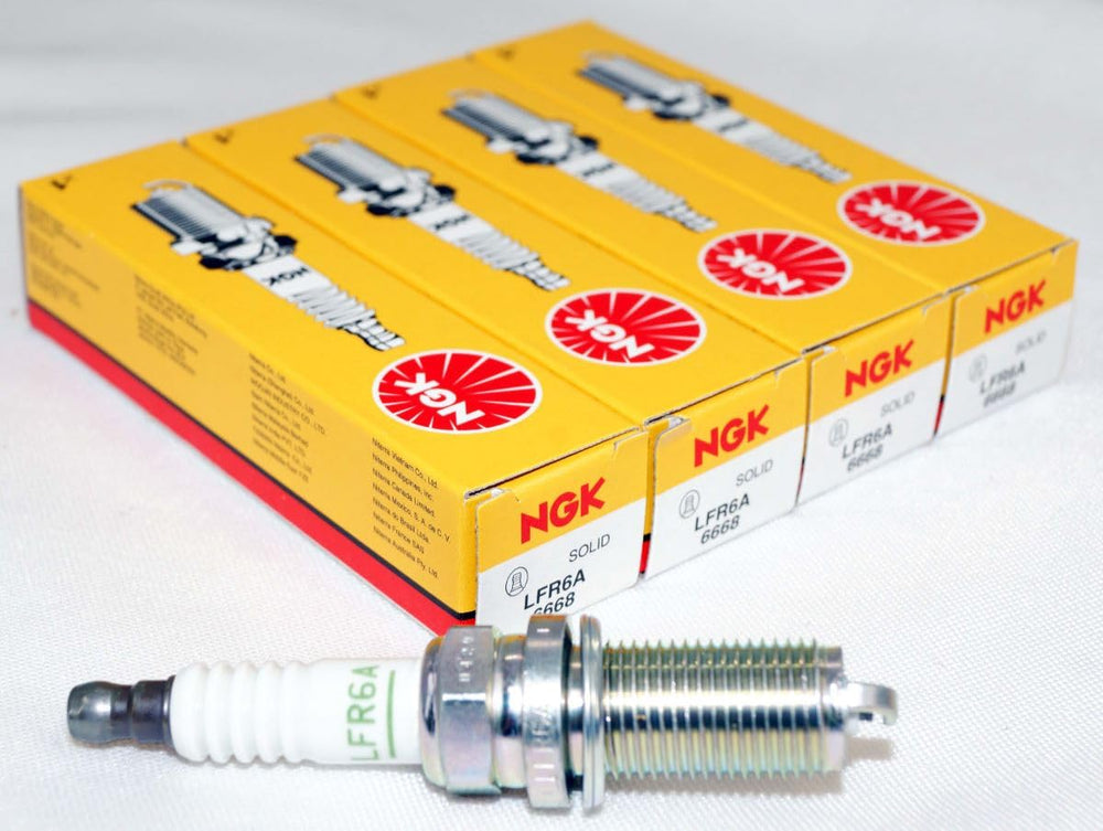 NGK LFR6A front packaging showing authentic brand and correct part number