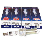 NGK LFR6AIX-11 front packaging showing brand and model, demonstrates professional-grade quality