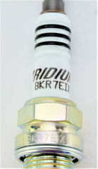 NGK tapered ground electrode detail improving combustion efficiency