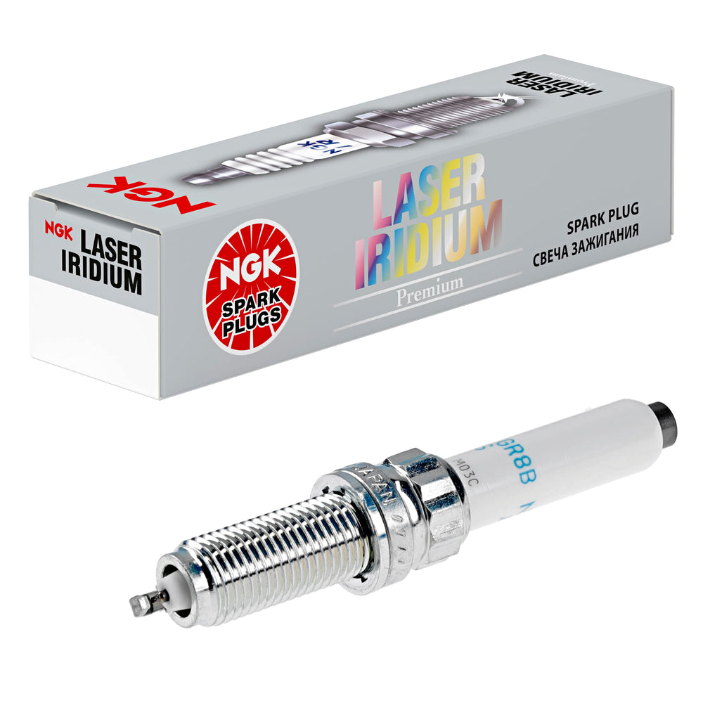 NGK front packaging showing model SILZKGR8B8S PK 4 with easy identification benefit