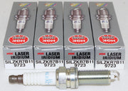 NGK SILZKR7B11 front packaging showing pack of four, clear identification and easy storage