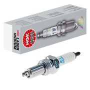 NGK SIMR8A9 front packaging showing model and fit information, clear identification benefit