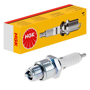 NGK B8HS-10 four-pack front packaging showing product and fitment benefits