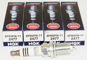 NGK front packaging showing ZFR5FIX-11 four-pack and clear part ID for confident purchase