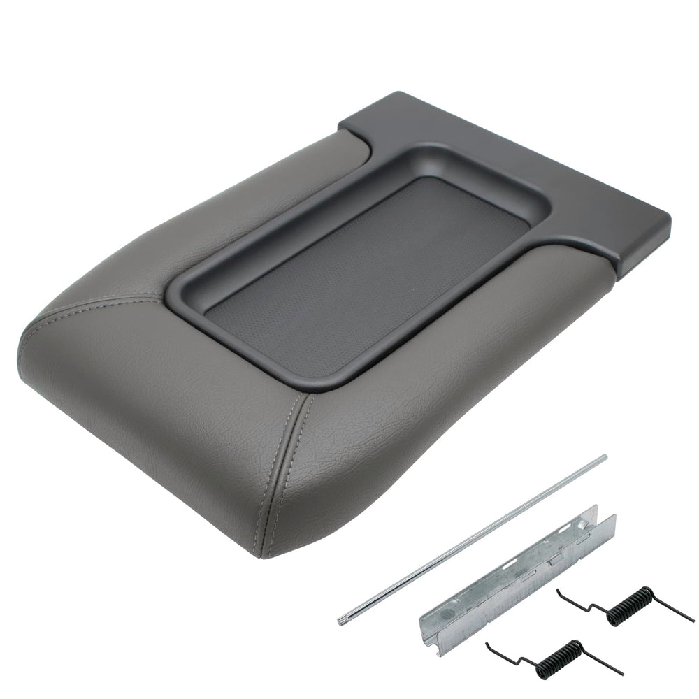 NHILES front view of center console lid showing fitted shape and factory look