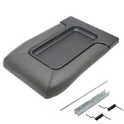 NHILES front view of center console lid showing fitted shape and factory look