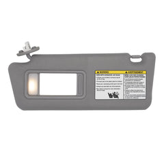 NHILES driver-side visor front view showing gray finish and clean edges for restored interior