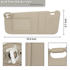 NHILES driver side sun visor installed in Venza interior demonstrating seamless fit and style