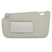 NHILES driver side sun visor front view showing clean gray finish and fit