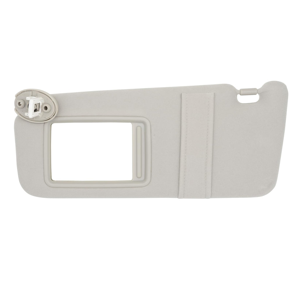 NHILES driver side visor front view showing shape and gray finish for correct fit